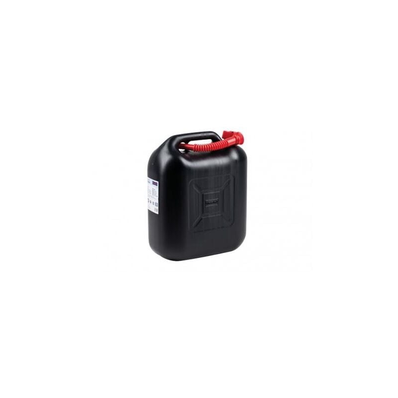 foto del prodotto tanica da trasporto carburante con prolunga capacita 20 lt plastica colore nero