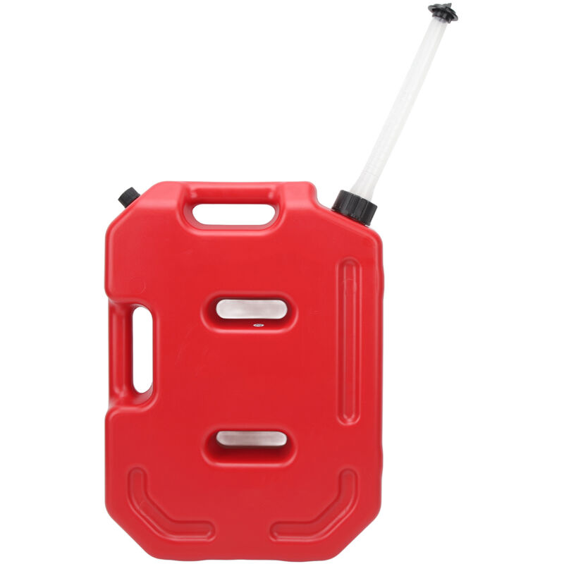 foto del prodotto tanica di gas da 2,6 galloni o 10 litri suv serbatoio benzina di ricambio auto rossa moto atv utv stoccaggio olio senza supporto jeffergarden