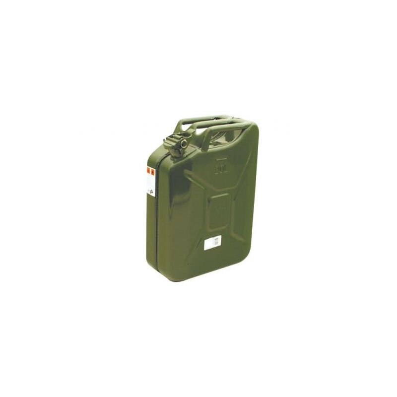 foto del prodotto tanica in metallo carburante capacita 20 lt colore verde