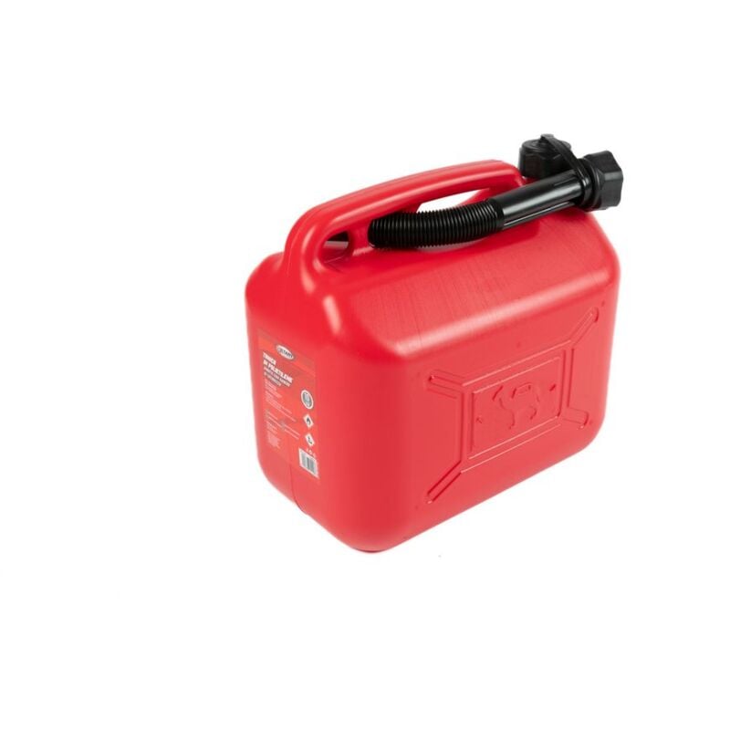 foto del prodotto tanica in plastica con bocchettone carburante 10l