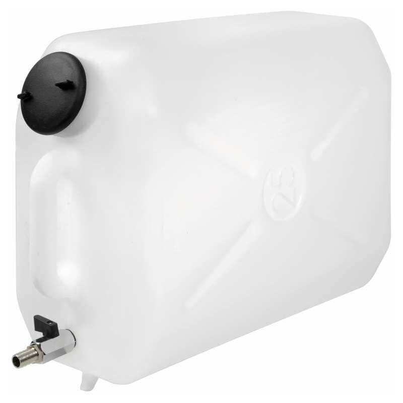 foto del prodotto tanica in plastica, con rubinetto in metallo 25 l