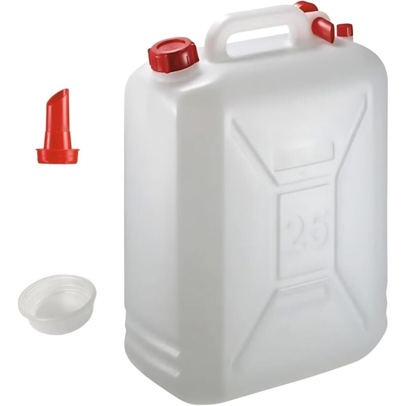 foto del prodotto tanica in plastica con tappo e dosatore fusto hdpe contenitore per condensa condizionatore 30 litri