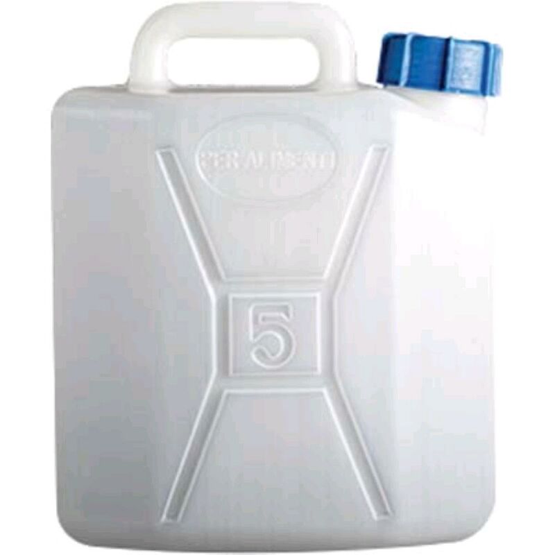 foto del prodotto tanica lattina hdpe alimentare lt 5 conf. 12 pz