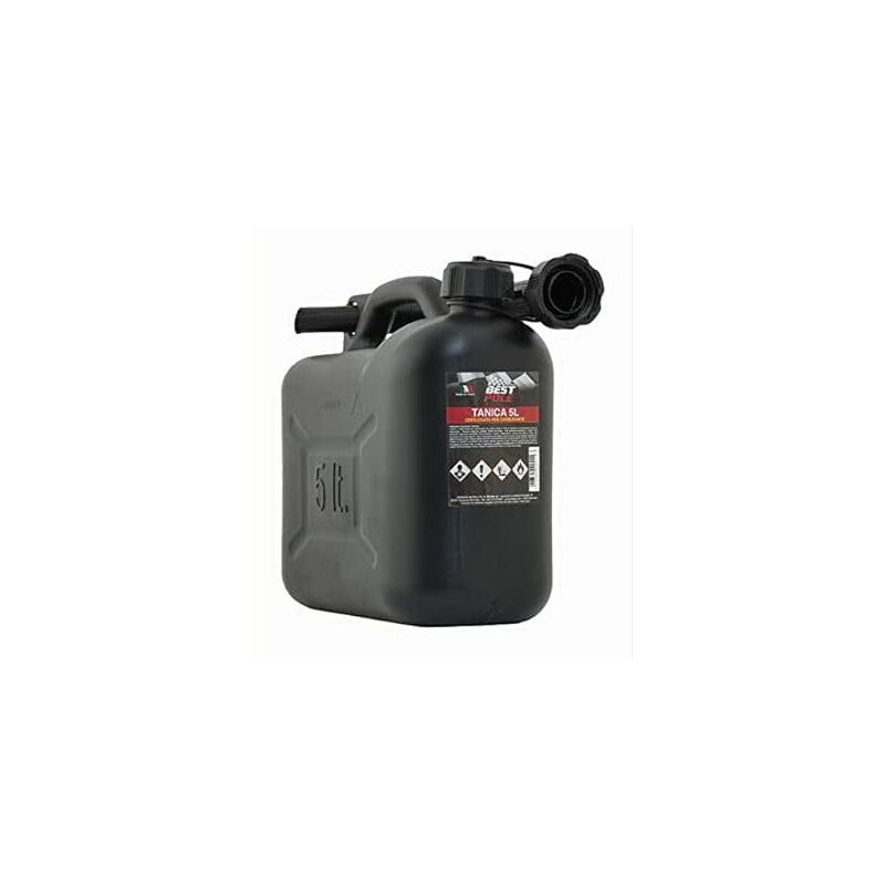 foto del prodotto tanica nera 5 lt pvc