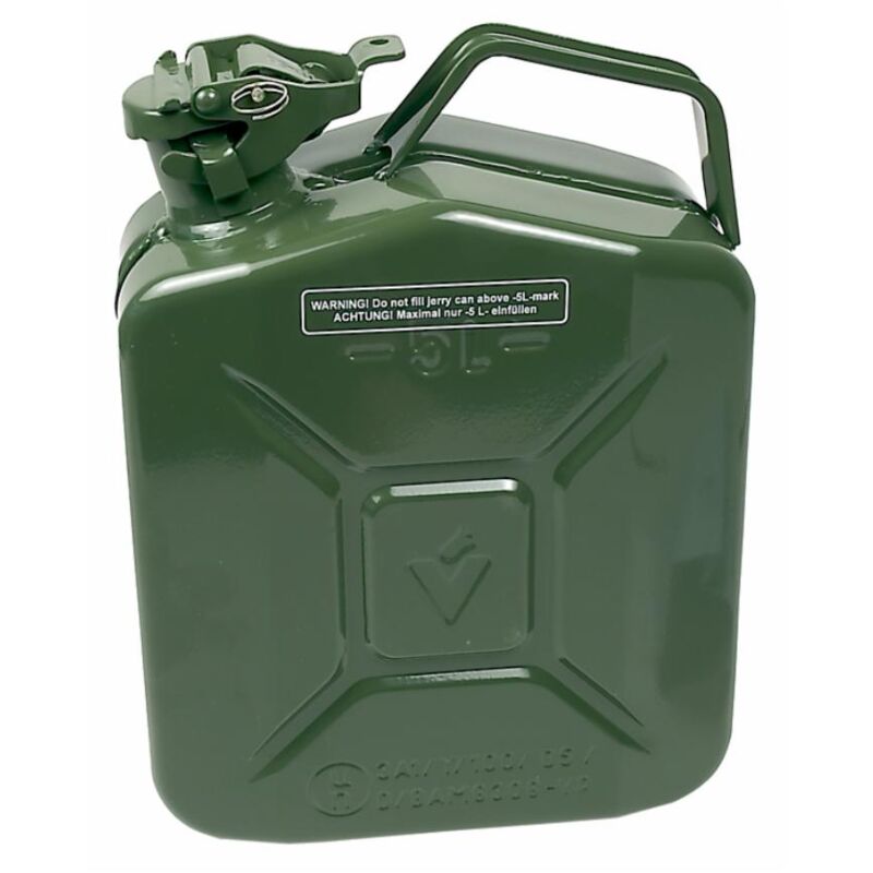 foto del prodotto tanica per carburante in metallo 5l