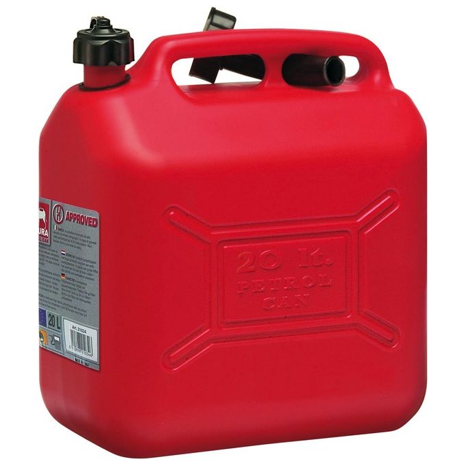 foto del prodotto taniche carburante omologate un lt. 20 con travasatore