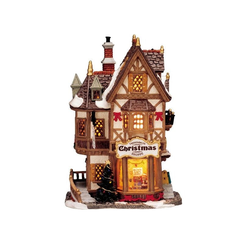 foto del prodotto tannenbaum christmas shoppe con alimentatore cod. 35845
