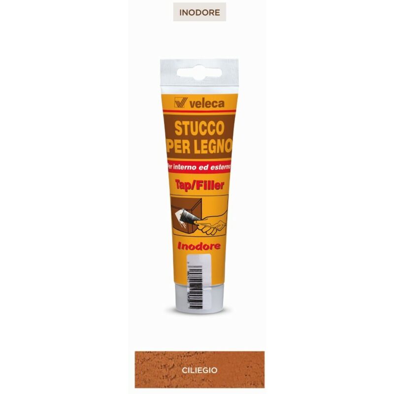 foto del prodotto tap filler stucco legno inodore ml 150 ciliegio veleca veleca