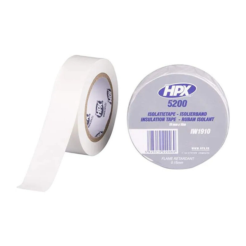 foto del prodotto tape 5200 nastro isolante in pvc, bianco, 15mm x 10m