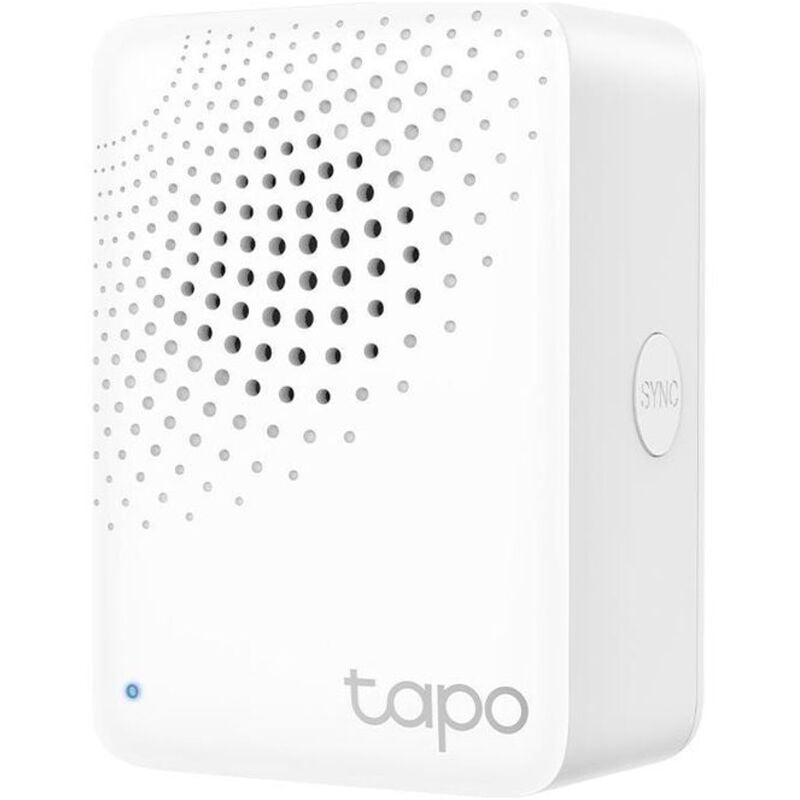 foto del prodotto tapo h100 smart hub con suoneria, centro casa intelligente, collega i dispositivi di tutta la casa, 19 suonerie, a bassa potenza, allarme