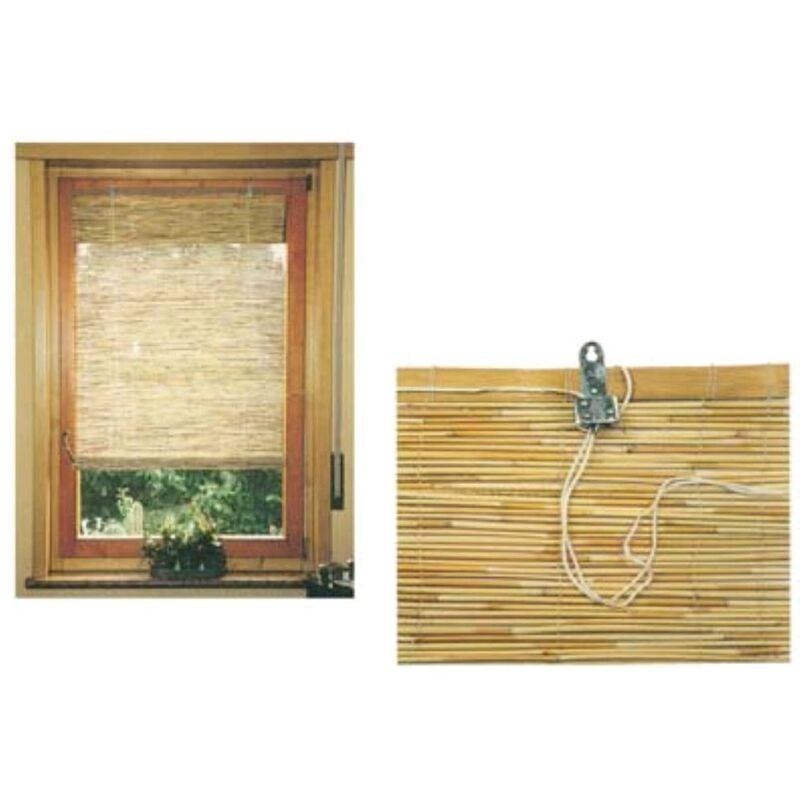 foto del prodotto tapparella canne bamboo con carrucole cm 150 h.cm 300 1 pz