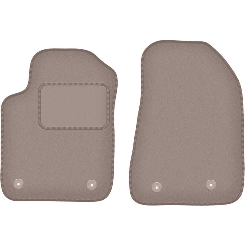 foto del prodotto tappetini anteriori beige per alfa romeo giulietta hatchback 2010 2020 