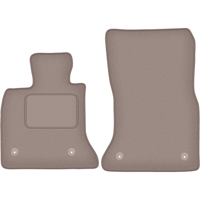 foto del prodotto tappetini anteriori beige per bmw gt f07 fl gt 2013 2018 
