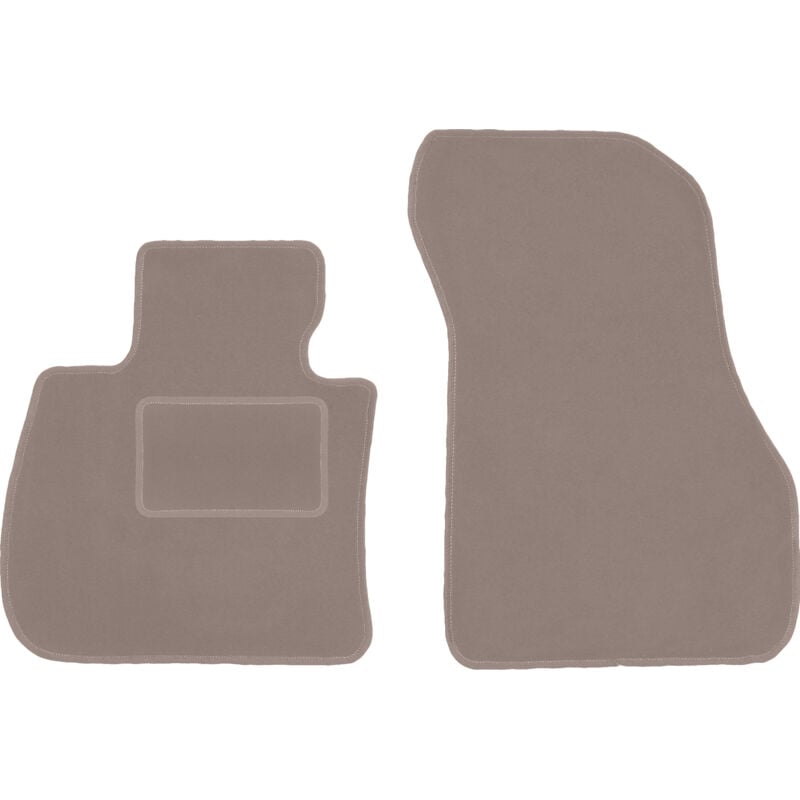 foto del prodotto tappetini anteriori beige per bmw x1 f48 suv 2015 2019 