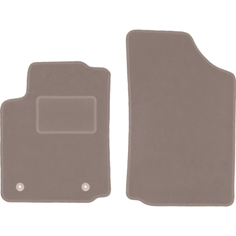 foto del prodotto tappetini anteriori beige per citroen c2 hatchback 2003 2009 