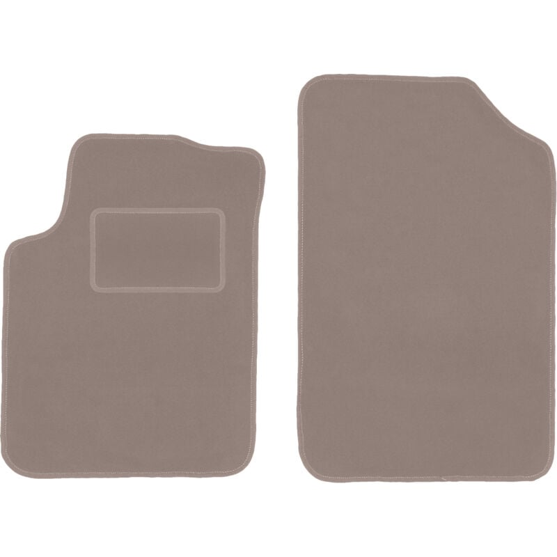 foto del prodotto tappetini anteriori beige per citroen c3 i hatchback 2002 2009 