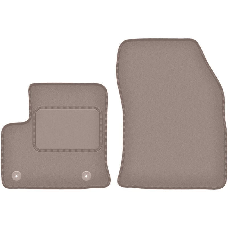 foto del prodotto tappetini anteriori beige per citroen e c4 hatchback 2021 