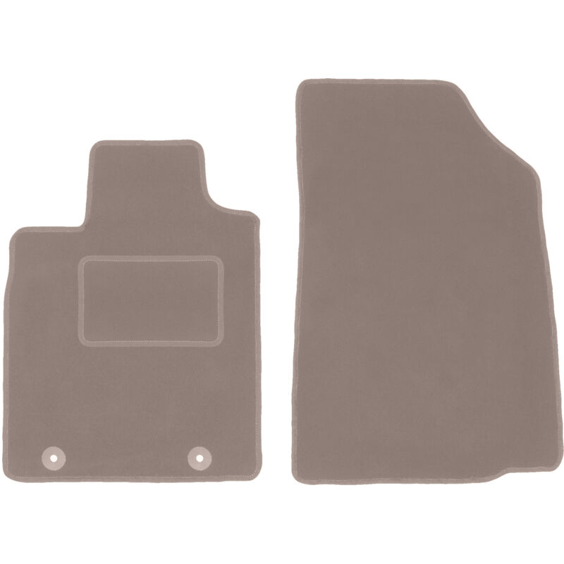 foto del prodotto tappetini anteriori beige per dacia duster 2wd suv 2010 2018 