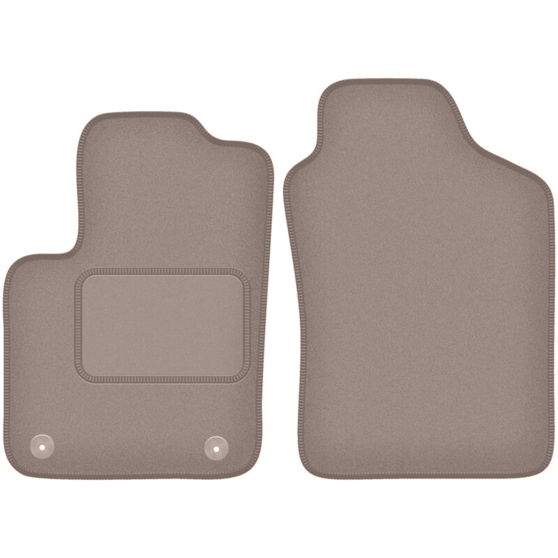 foto del prodotto tappetini anteriori beige per fiat 500 hybrid hatchback 2020 