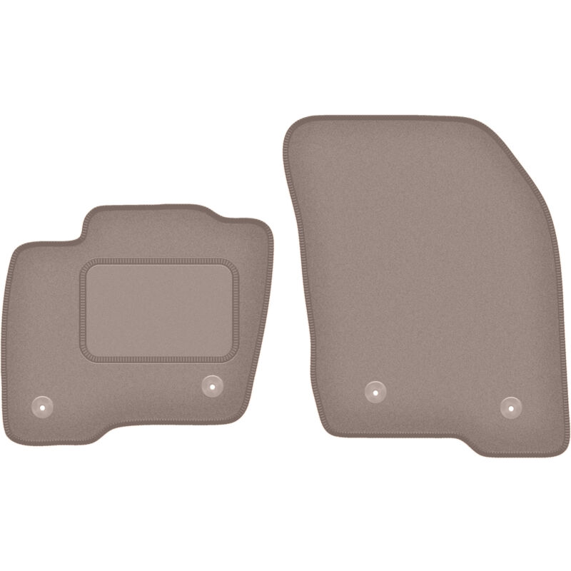 foto del prodotto tappetini anteriori beige per ford s max mk2 7 posti 2015 