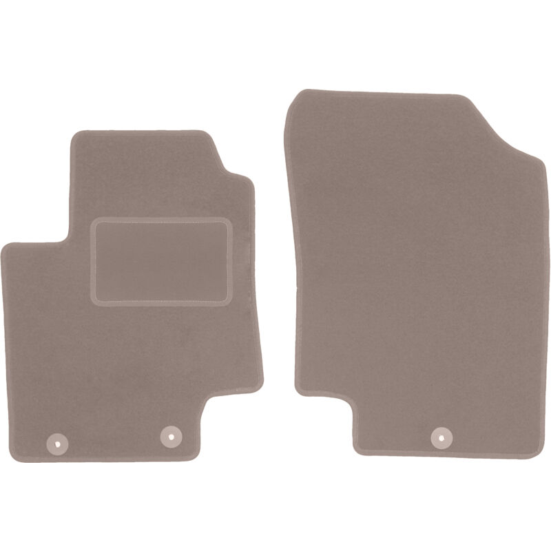 foto del prodotto tappetini anteriori beige per hyundai i20 i hatchback 2008 2014 