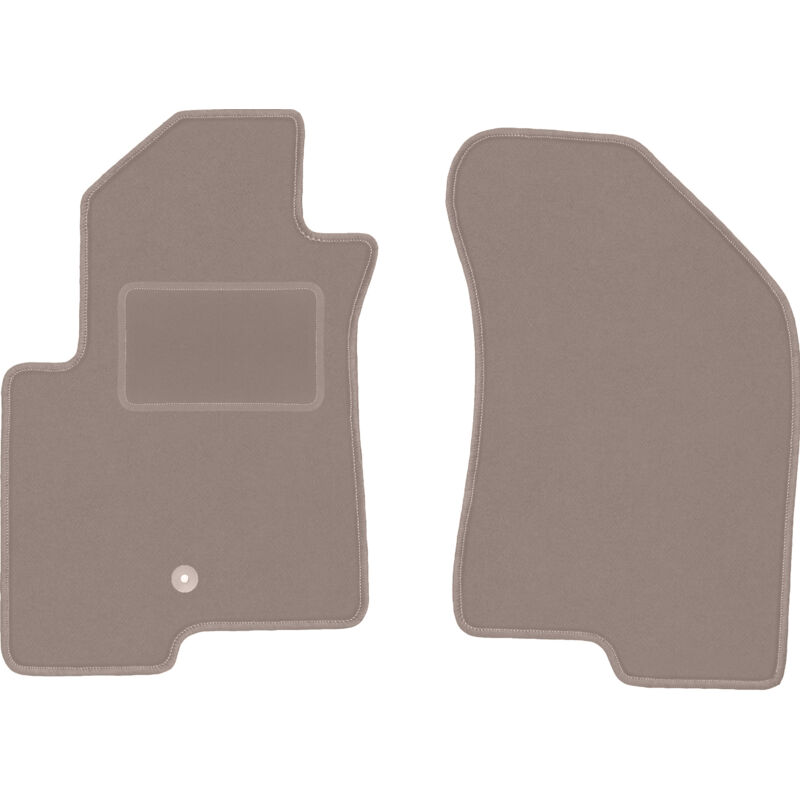 foto del prodotto tappetini anteriori beige per jeep compass mk49 suv 2007 2017 