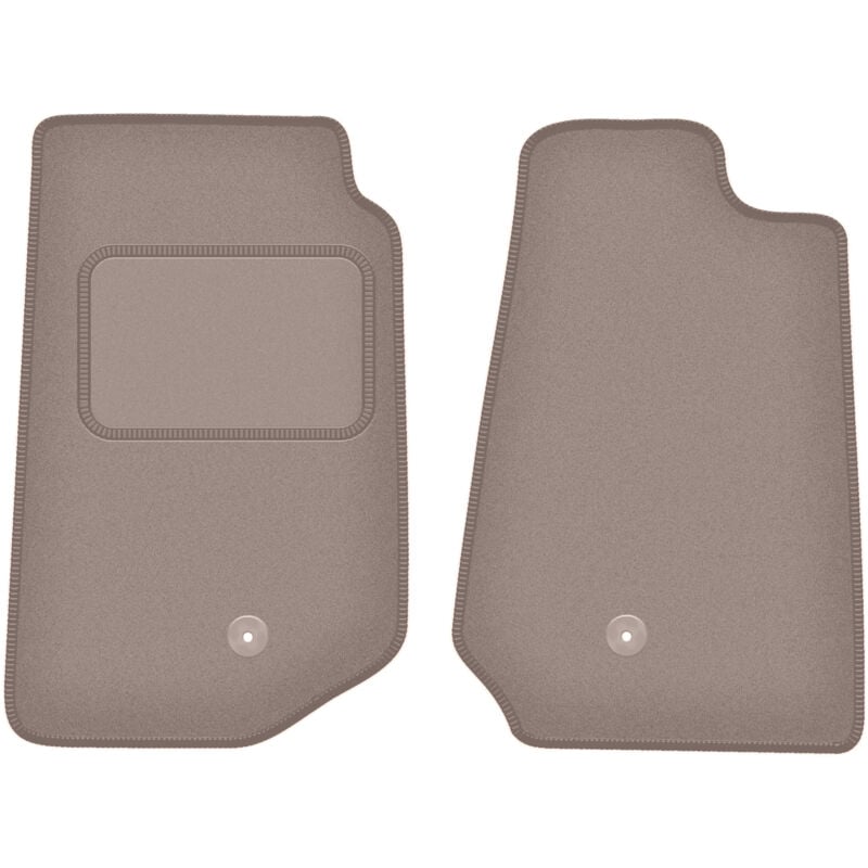 foto del prodotto tappetini anteriori beige per jeep wrangler iii jk off road 2006 2017 