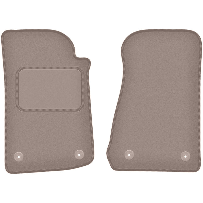 foto del prodotto tappetini anteriori beige per jeep wrangler jl 4 porte 2017 