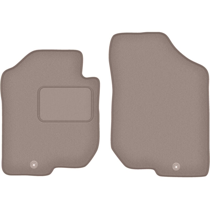 foto del prodotto tappetini anteriori beige per kia carens iii monovolume 2006 2010 