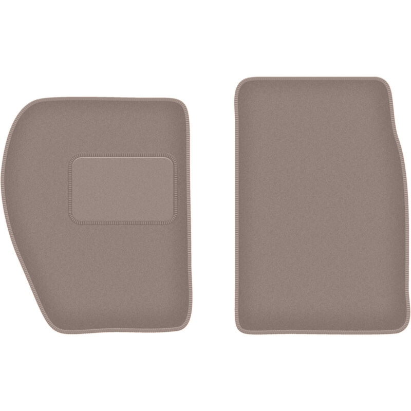 foto del prodotto tappetini anteriori beige per land rover discovery i off road 1989 1998 