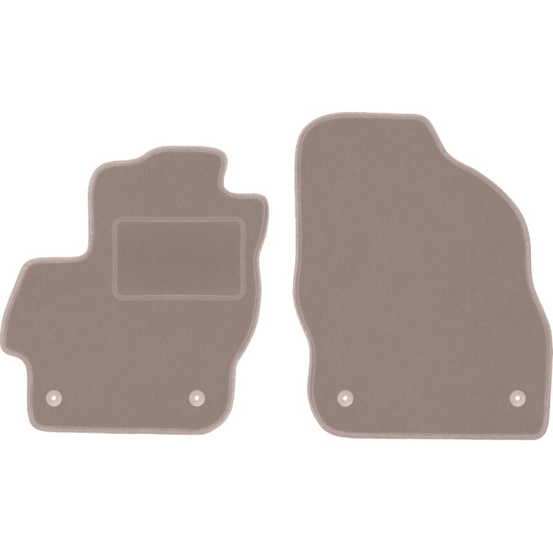 foto del prodotto tappetini anteriori beige per mazda 3 ii bl hatchback, berlina 2008 2013 
