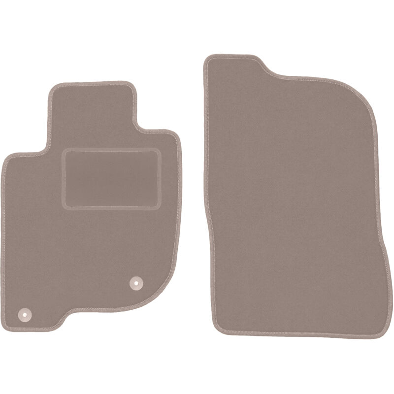 foto del prodotto tappetini anteriori beige per mitsubishi l200 v fuoristrada 2015 