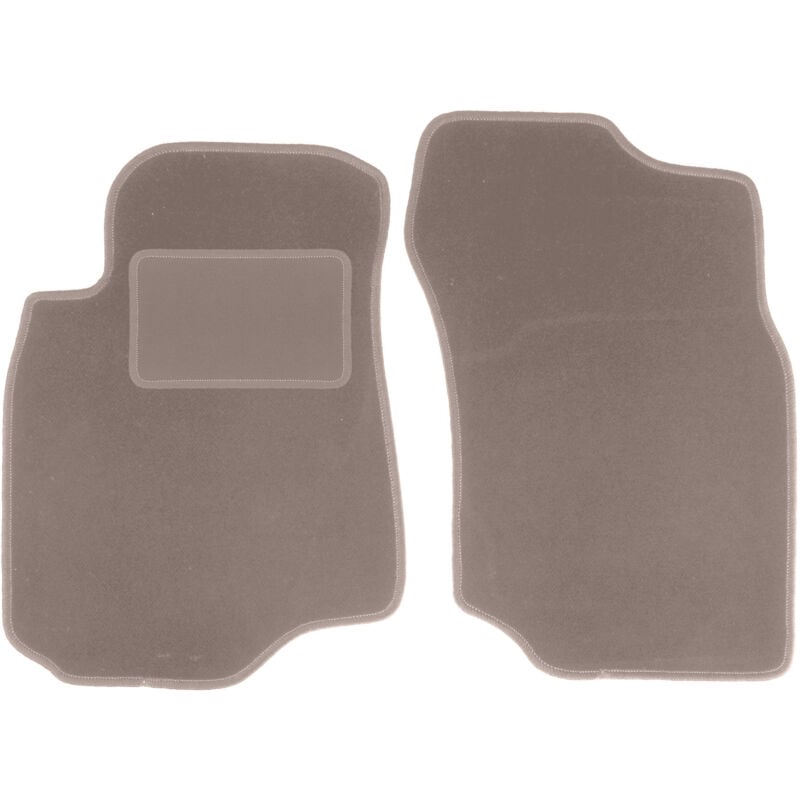 foto del prodotto tappetini anteriori beige per mitsubishi lancer vii station wagon, berlina 2003 2008 