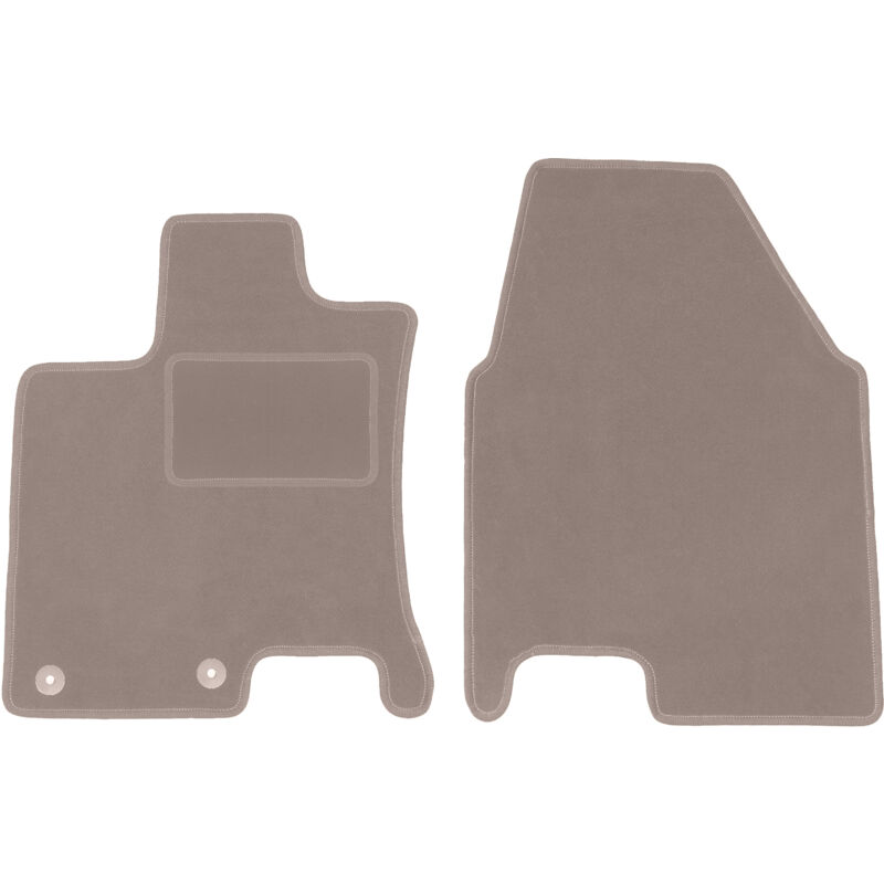 foto del prodotto tappetini anteriori beige per nisan qashqai 2 crossover 2008 2013 