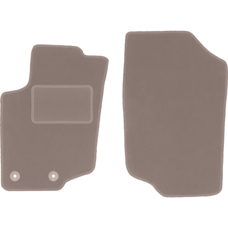 foto del prodotto tappetini anteriori beige per peugeot 207 sw, station wagon, hatchback 2006 2012 