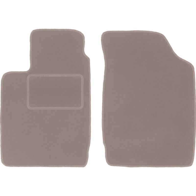 foto del prodotto tappetini anteriori beige per renault clio ii hatchback 1998 2005 