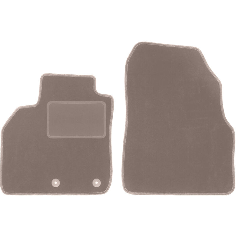 foto del prodotto tappetini anteriori beige per renault grand scenic iii 7 posti 2009 2015 