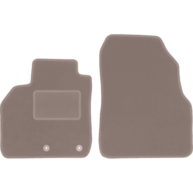 foto del prodotto tappetini anteriori beige per renault scenic ii monovolume 2003 2009 