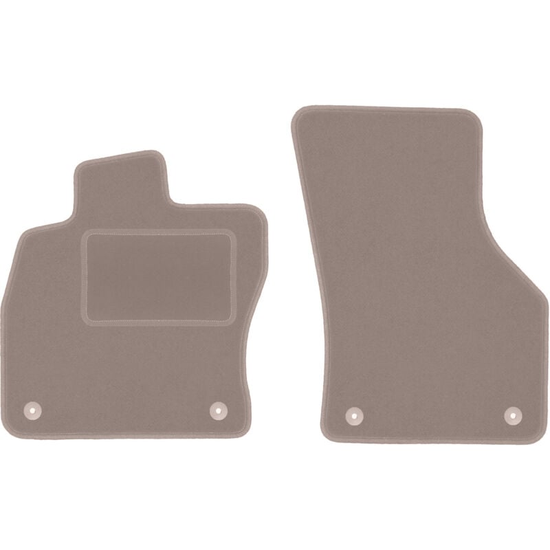 foto del prodotto tappetini anteriori beige per skoda octavia iv a7 berlina, station wagon, variant, liftback 2020 
