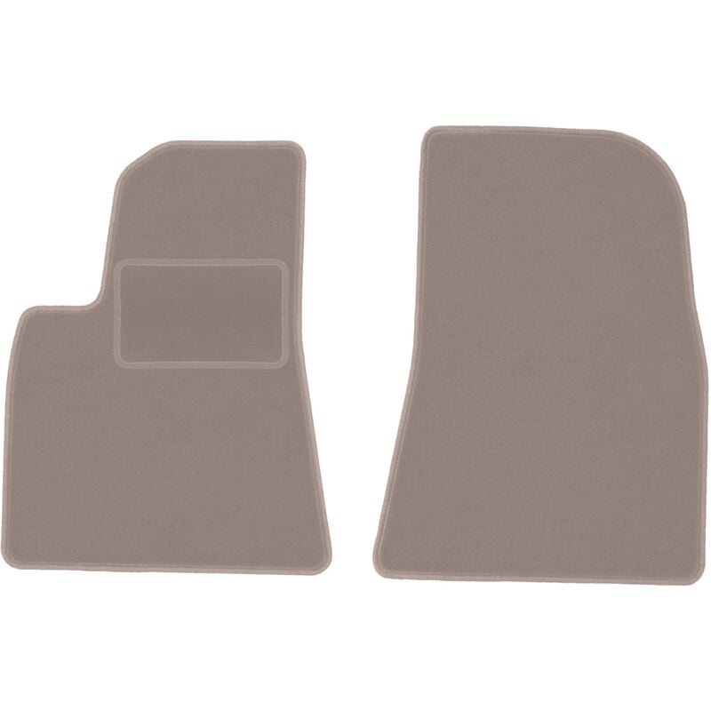 foto del prodotto tappetini anteriori beige per tesla model 3 berlina 2017 