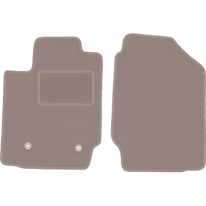 foto del prodotto tappetini anteriori beige per toyota corolla e12 e13 hatchback, station wagon, berlina 2002 2007 