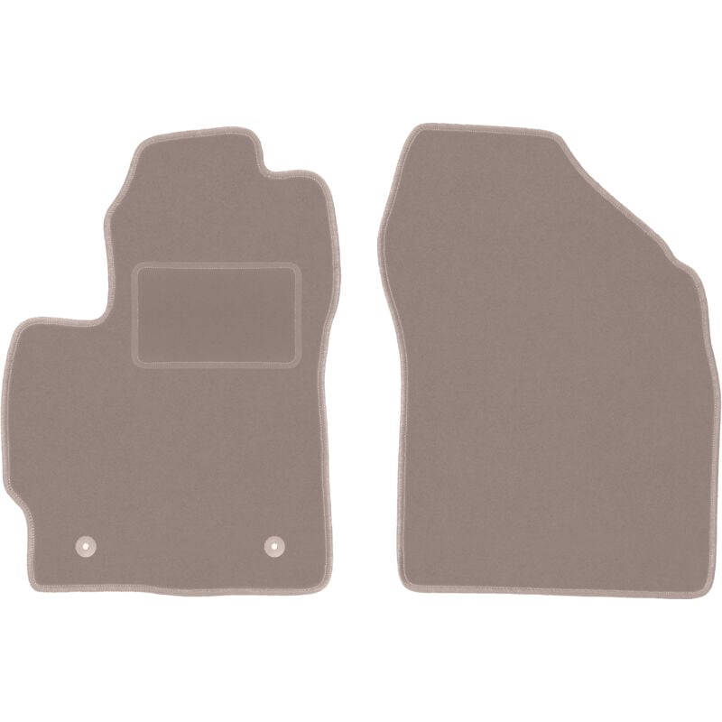 foto del prodotto tappetini anteriori beige per toyota corolla e14 e15 berlina 2007 2012 