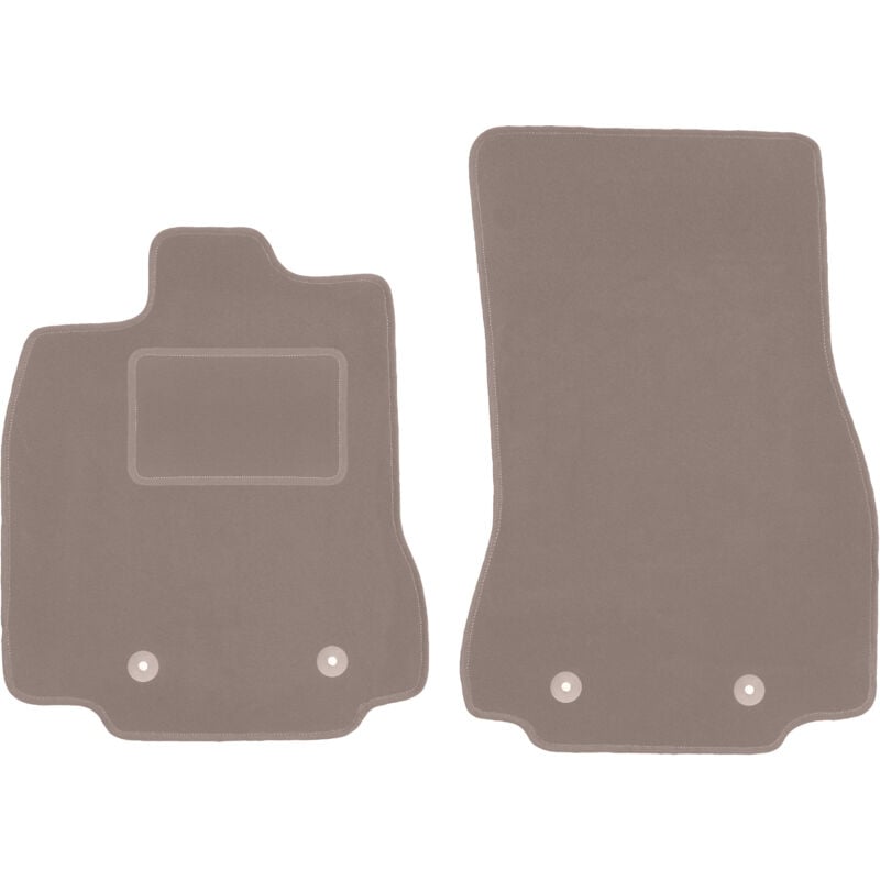 foto del prodotto tappetini anteriori beige per toyota prius ii hatchback 2003 2010 