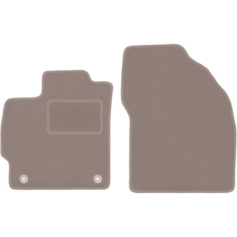 foto del prodotto tappetini anteriori beige per toyota prius iii xw30 hatchback 2011 2015 