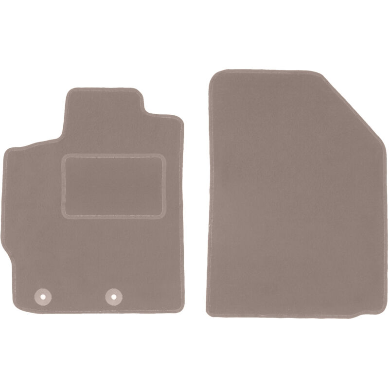 foto del prodotto tappetini anteriori beige per toyota yaris ii hatchback 2005 2011 