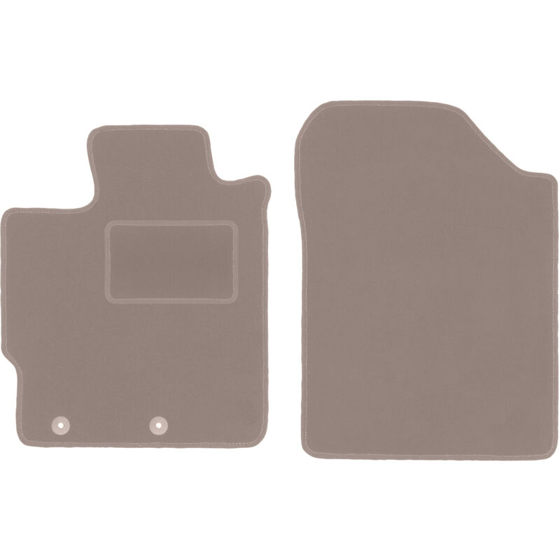 foto del prodotto tappetini anteriori beige per: toyota yaris iii benzina (2011-2019)