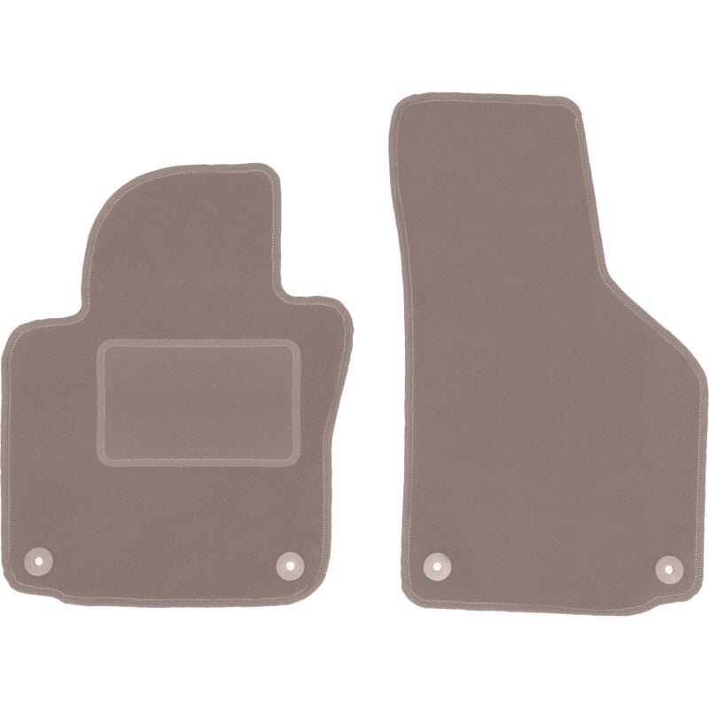 foto del prodotto tappetini anteriori beige per volkswagen jetta v berlina, variante, station wagon 2005 2011 