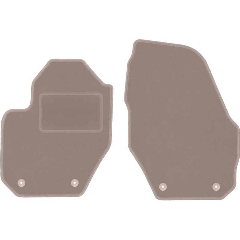 foto del prodotto tappetini anteriori beige per volvo xc60 i crossover 2008 2017 