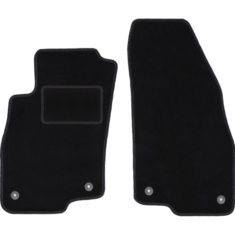 foto del prodotto tappetini anteriori neri per alfa romeo mito hatchback 2008 2019 