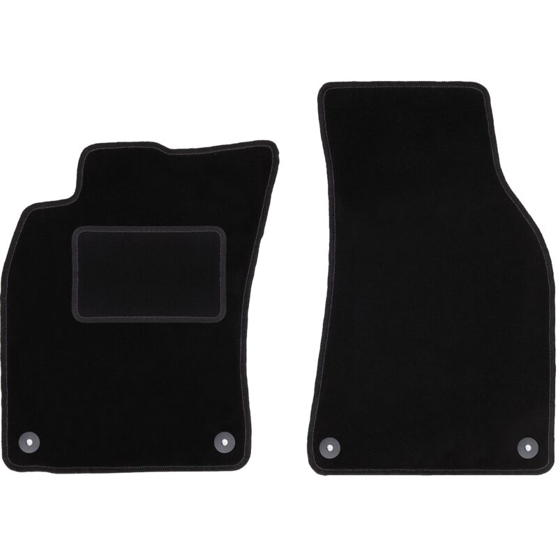foto del prodotto tappetini anteriori neri per audi a6 c6 fl berlina, station wagon, avant 2006 2011 